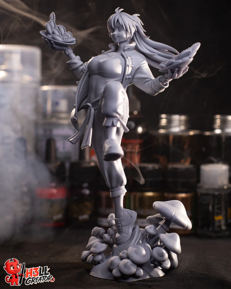 Nikaido | Fan Art | 3D Printed Resin Model Garage Kit | *Un-Painted* | H3LL Creator 10