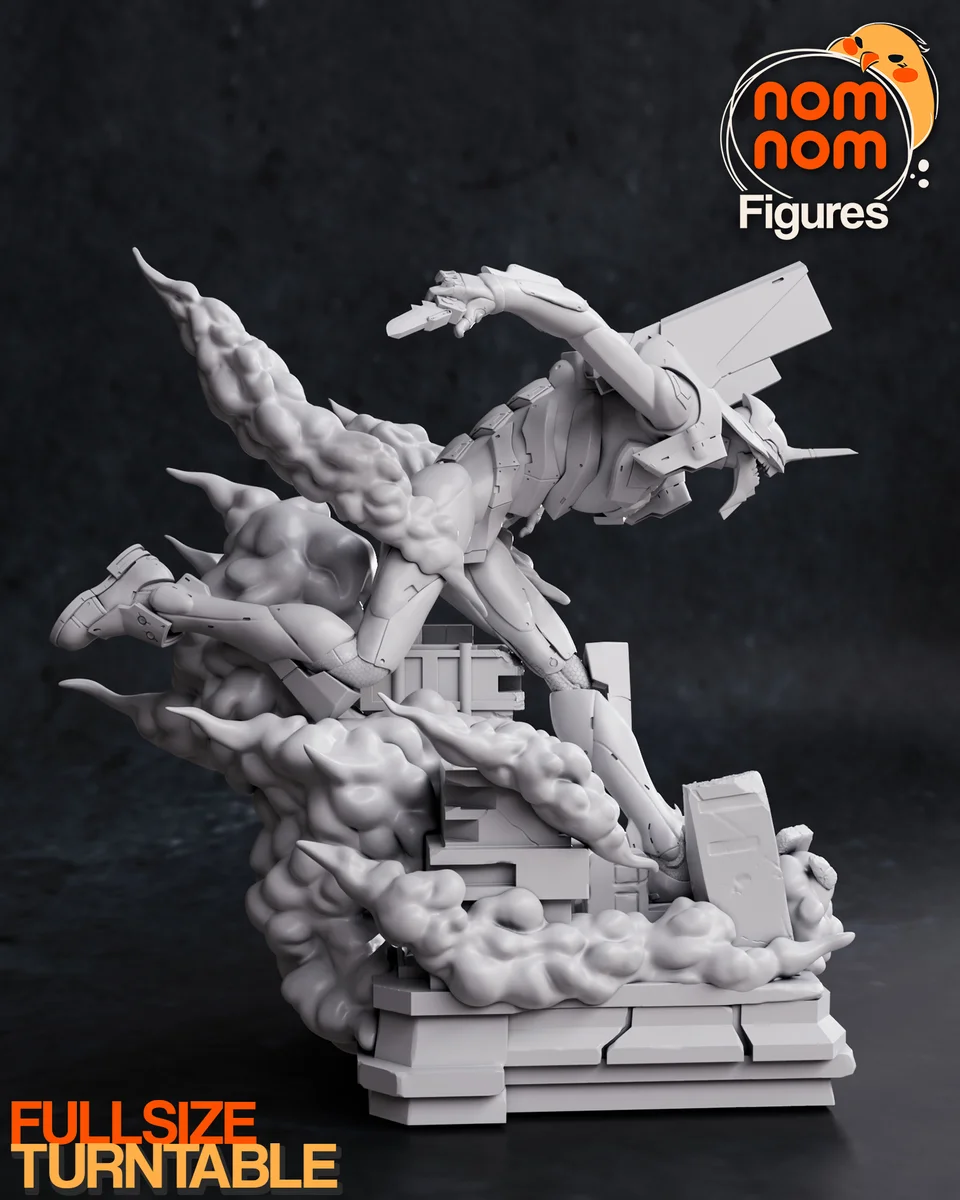 Eva01 | Fan Art | 3D Printed Resin Model Garage Kit | *Un-Painted* | Nomnom 7