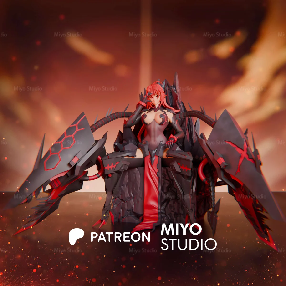 Nihilister | Fan Art | 3D Printed Resin Model Garage Kit | *Un-Painted* | MiyoStudio 4