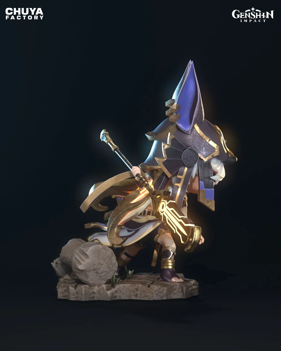 Chibi Cyno | Fan Art | 3D Printed Resin Model Garage Kit | *Un-Painted* | Chuya Factory 7