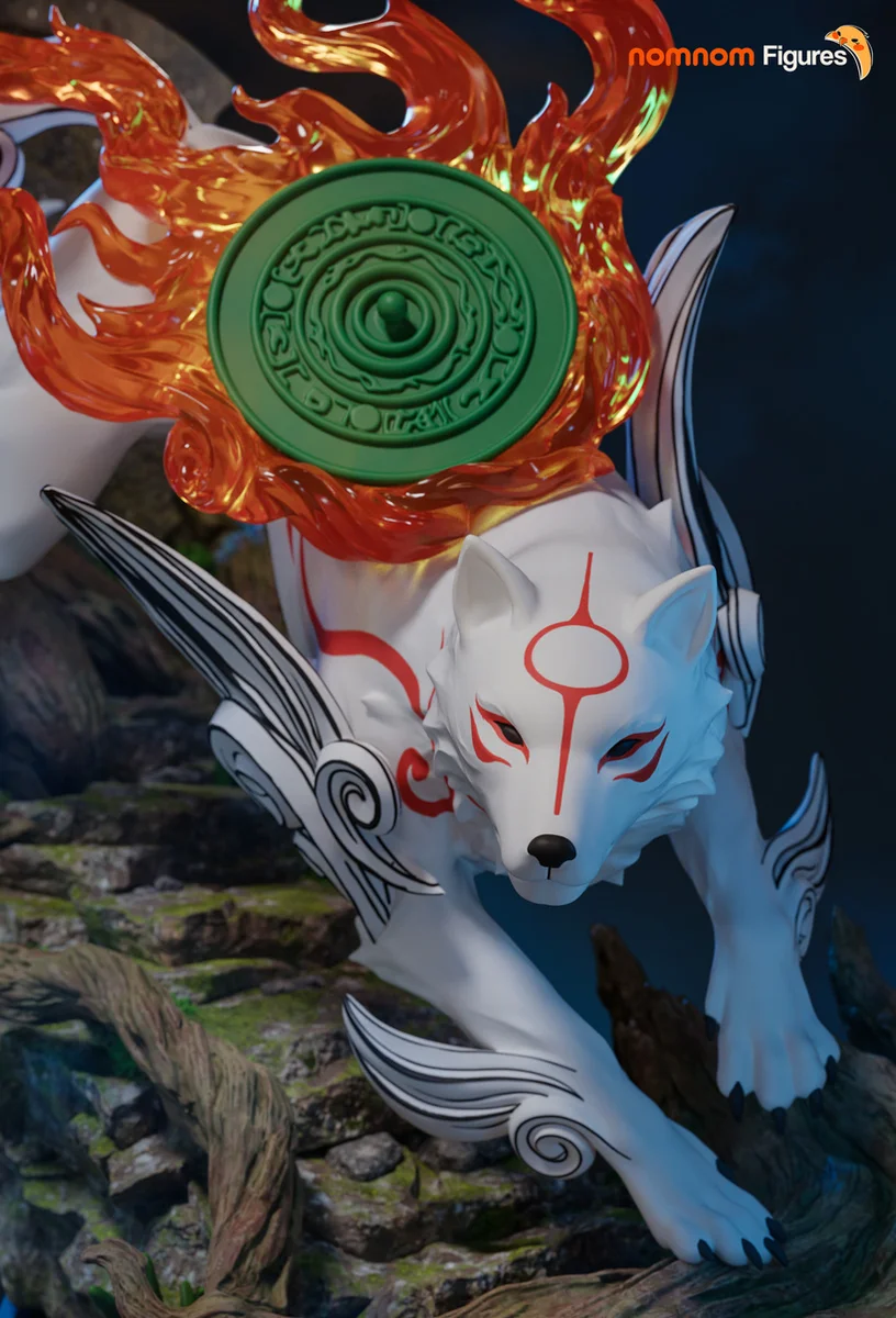 Amaterasu | Fan Art | 3D Printed Resin Model Garage Kit | *Un-Painted* | Nomnom 3