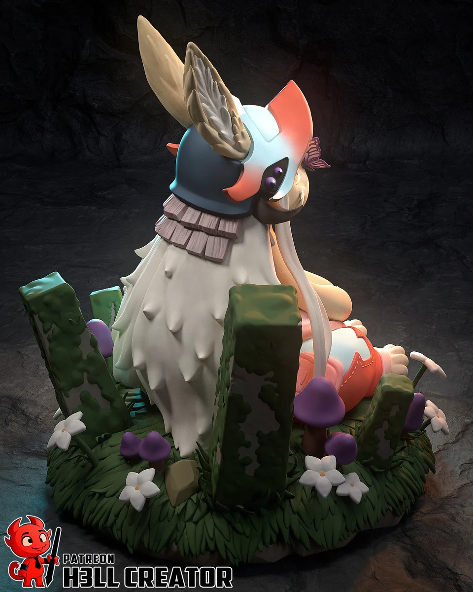 Nanachi | Fan Art | 3D Printed Resin Model Garage Kit | *Un-Painted* | H3LL Creator 8