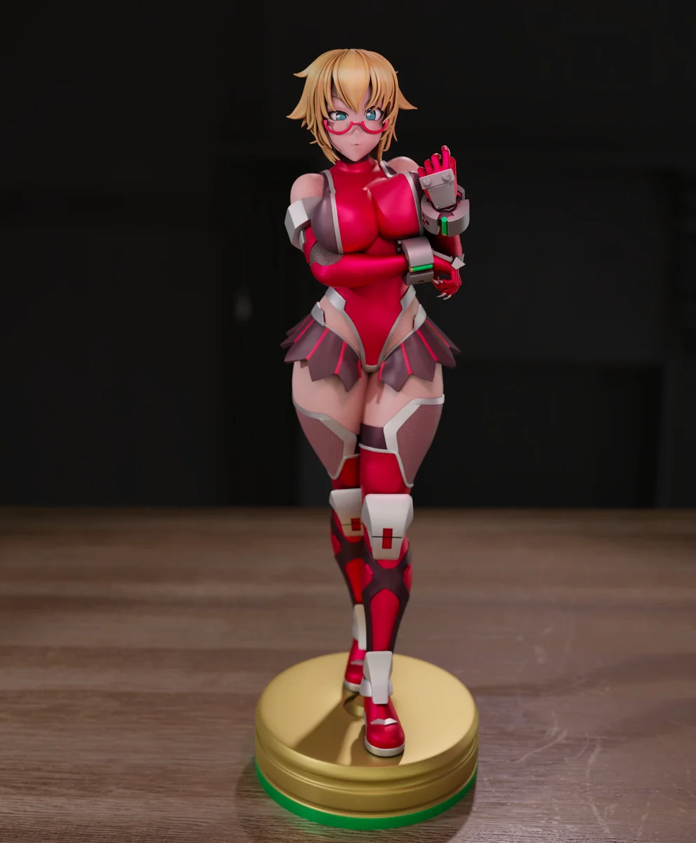 Mari | Fan Art | 3D Printed Resin Model Garage Kit | *Un-Painted* | Momoji 4