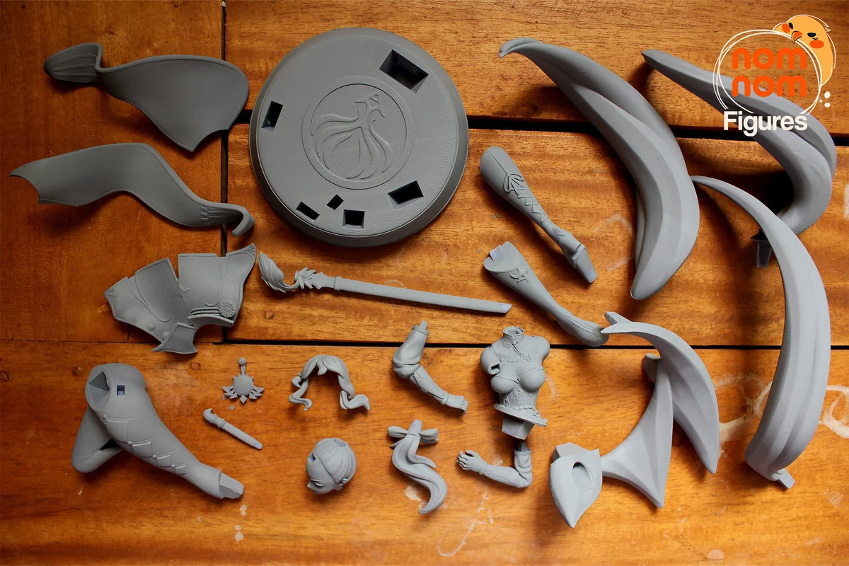 Jean | Fan Art | 3D Printed Resin Model Garage Kit | *Un-Painted* | Nomnom 7