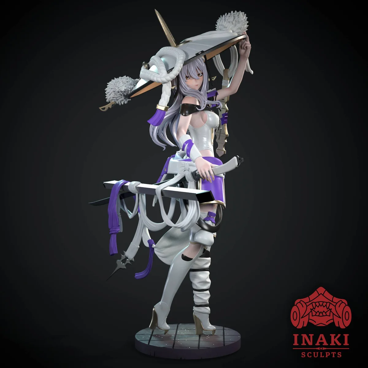 Scarlet | Fan Art | 3D Printed Resin Model Garage Kit | *Un-Painted* | Inaki Sculpts 4