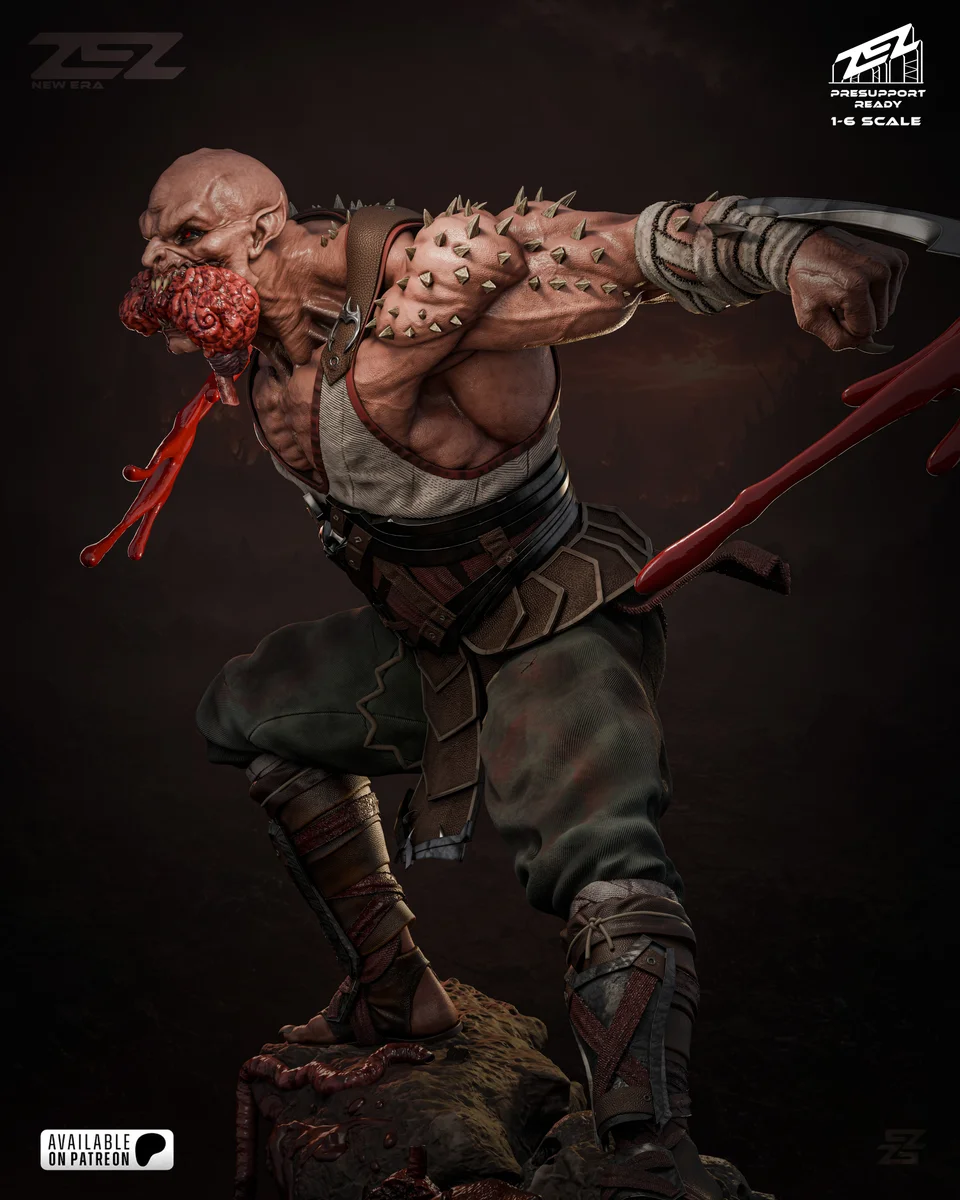 Baraka | Fan Art | 3D Printed Resin Model Garage Kit | *Un-Painted* | ZEZ Studio 5