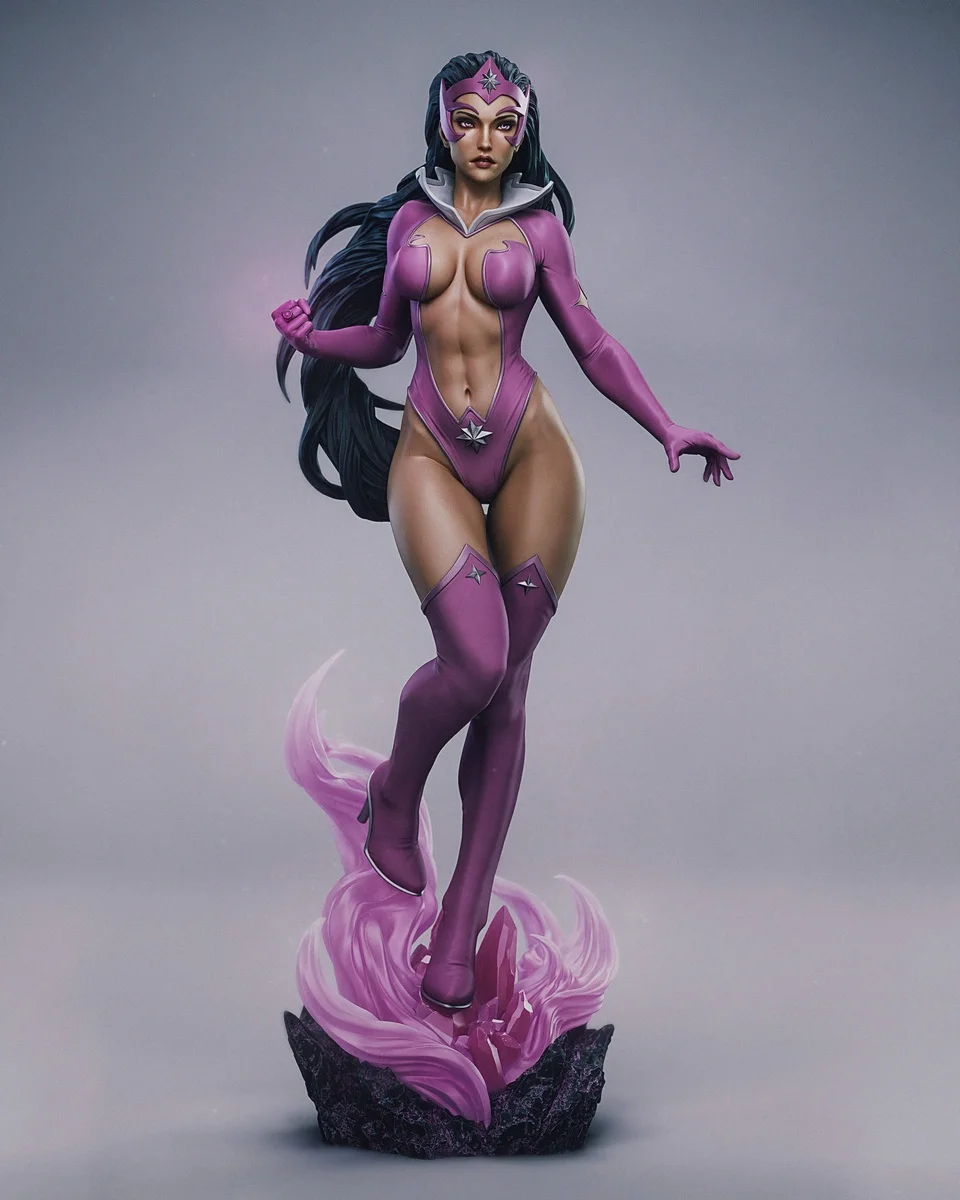 Star Sapphire | Fan Art | 3D Printed Resin Model Garage Kit | *Un-Painted* | Abe3D 5
