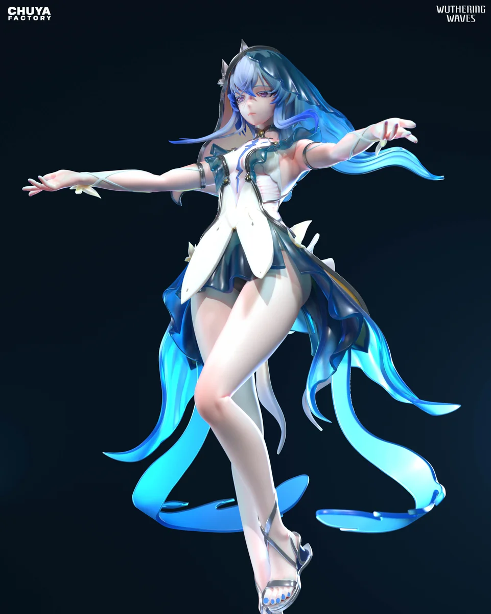 Shorekeeper | Fan Art | 3D Printed Resin Model Garage Kit | *Un-Painted* | Chuya Factory 6