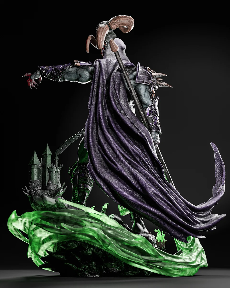 Skeletor | Fan Art | 3D Printed Resin Model Garage Kit | *Un-Painted* | ZEZ Studio 5