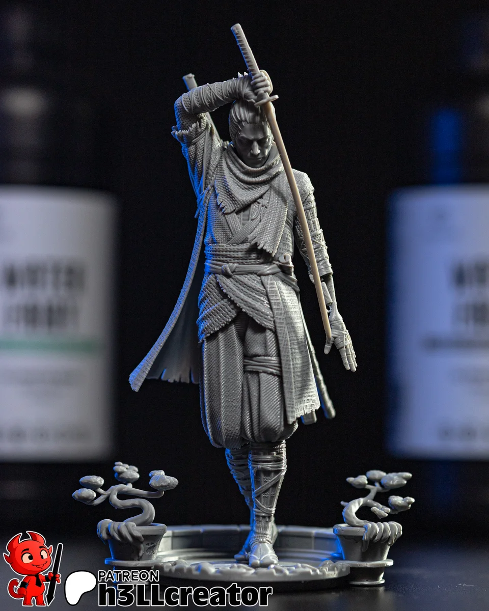 Wolf | Fan Art | 3D Printed Resin Model Garage Kit | *Un-Painted* | H3LL Creator 7