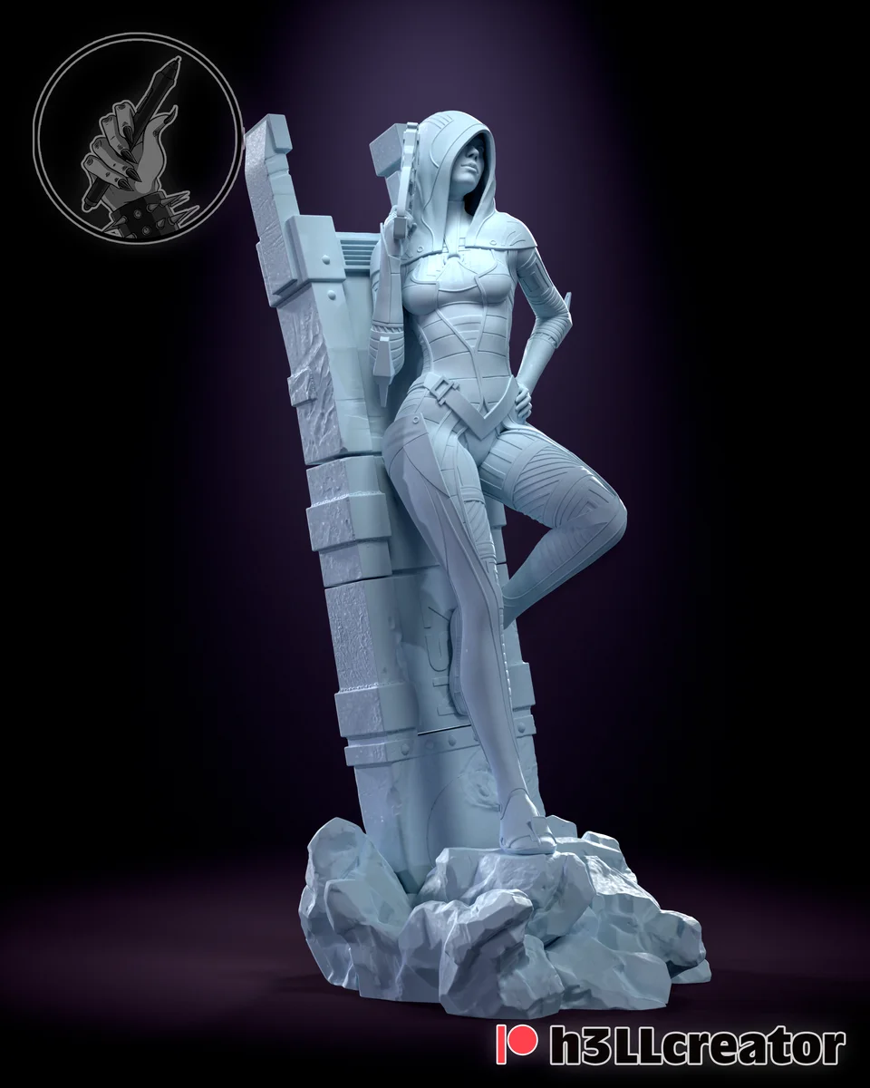 Kasumi Goto | Fan Art | 3D Printed Resin Model Garage Kit | *Un-Painted* | H3LL Creator 4