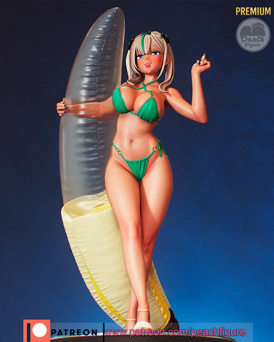 Nebris | Fan Art | 3D Printed Resin Model Garage Kit | *Un-Painted* | Peach Figure 4