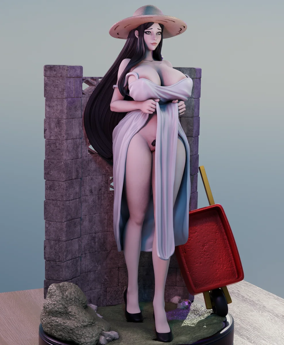 Hachishakusama | Fan Art | 3D Printed Resin Model Garage Kit | *Un-Painted* | Momoji 7