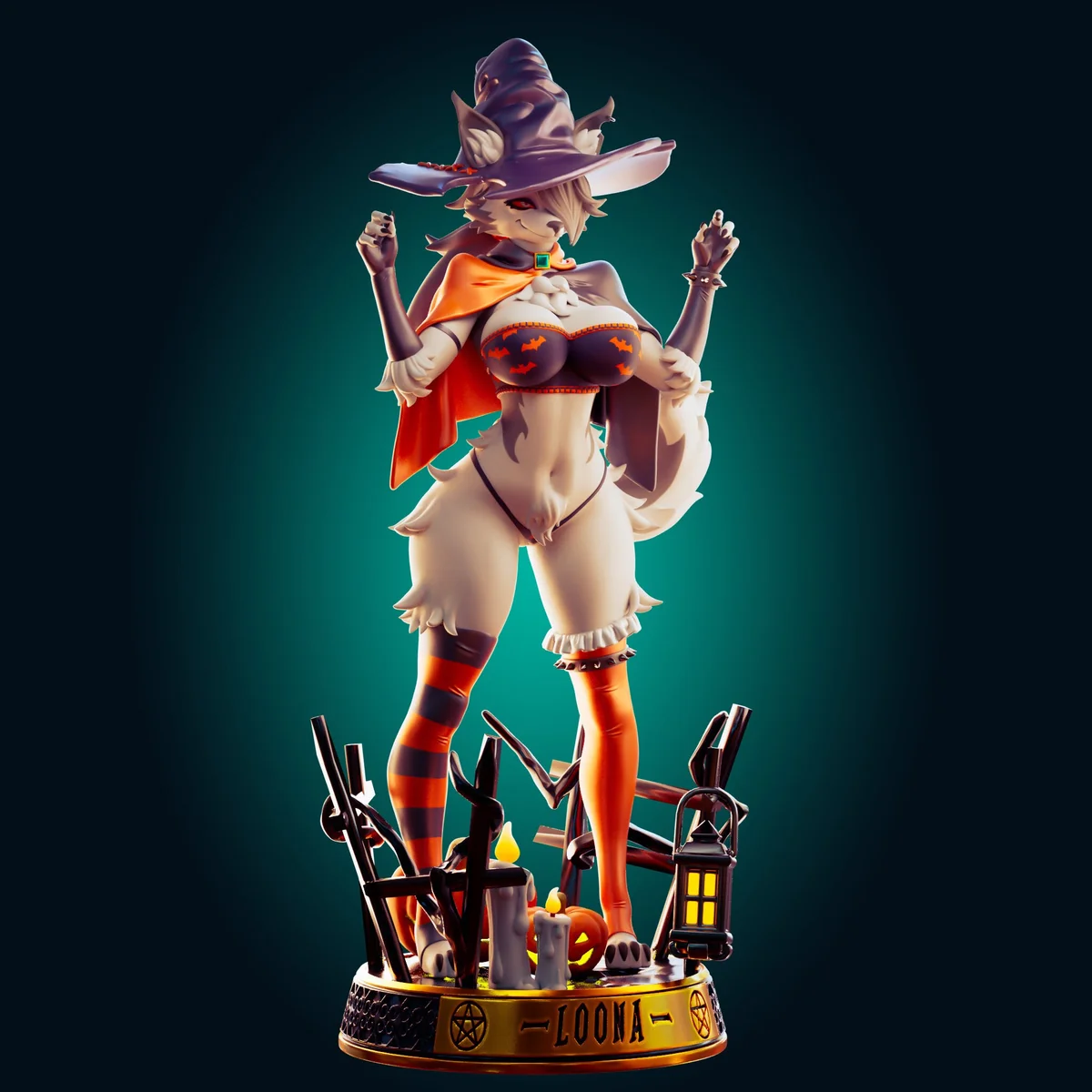 Spooky Hellhound | Fan Art | 3D Printed Resin Model Garage Kit | *Un-Painted* | Officer Rhu 2