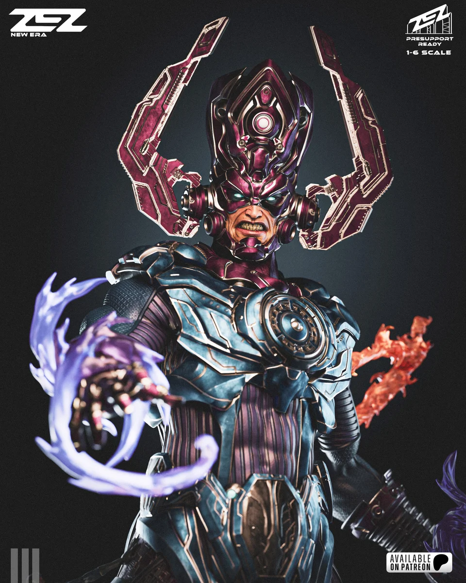 Galactus | Fan Art | 3D Printed Resin Model Garage Kit | *Un-Painted* | ZEZ Studio 7