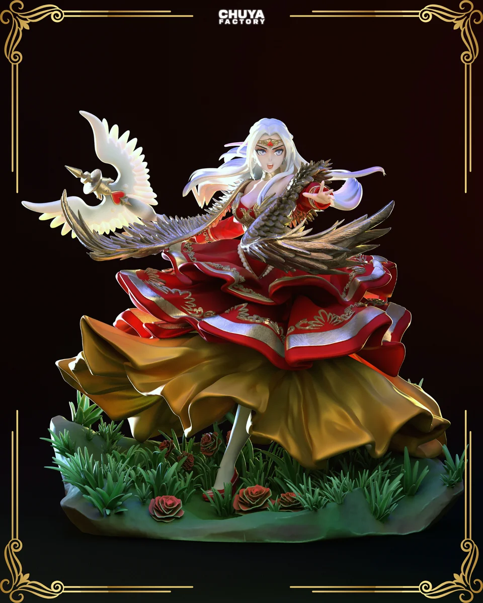 Edelgard von Hresvelg | Fan Art | 3D Printed Resin Model Garage Kit | *Un-Painted* | Chuya Factory 5