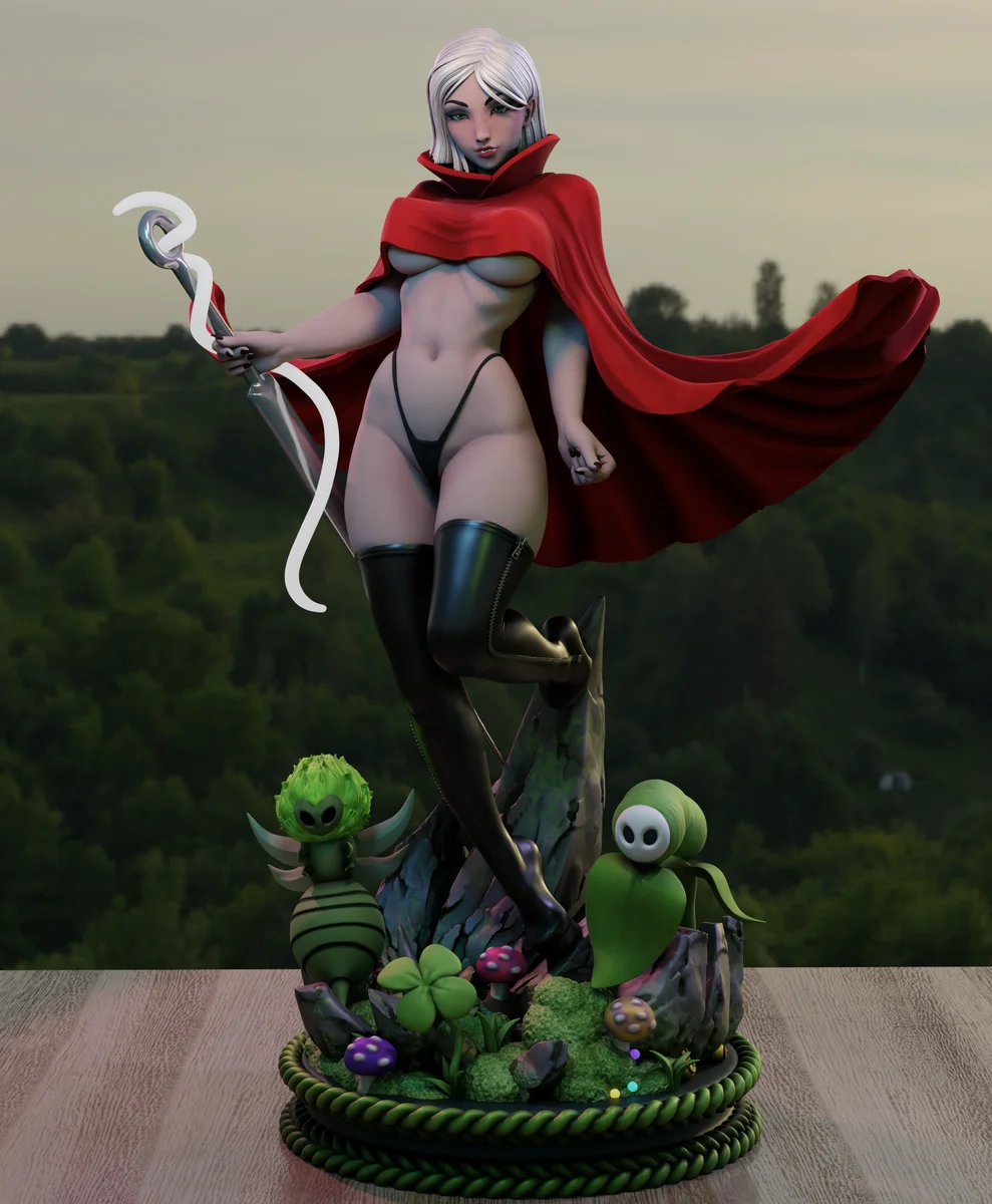 Silk Song | Fan Art | 3D Printed Resin Model Garage Kit | *Un-Painted* | Momoji 4