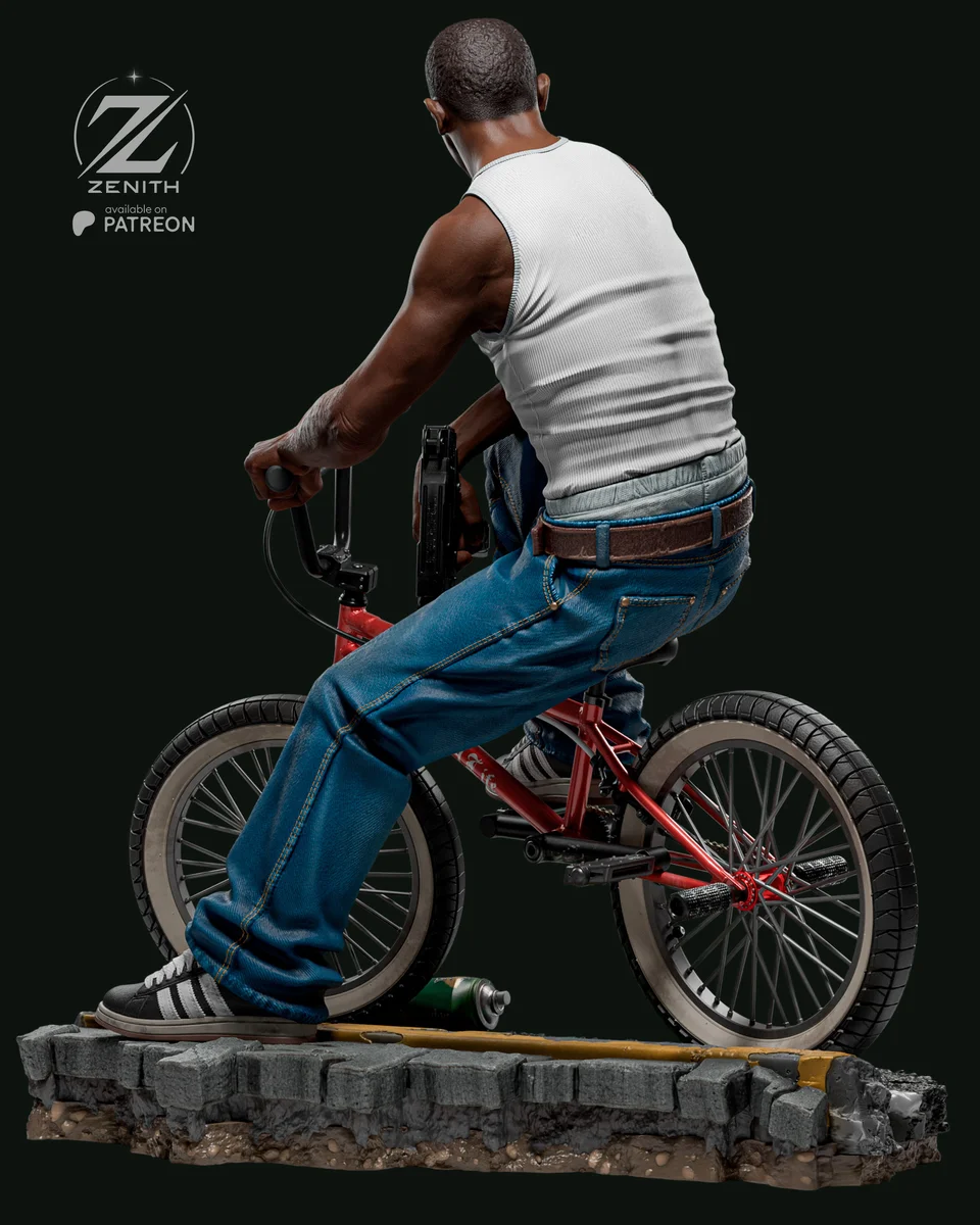 CJ GTA | Fan Art | 3D Printed Resin Model Garage Kit | *Un-Painted* | Zenith Studios 7