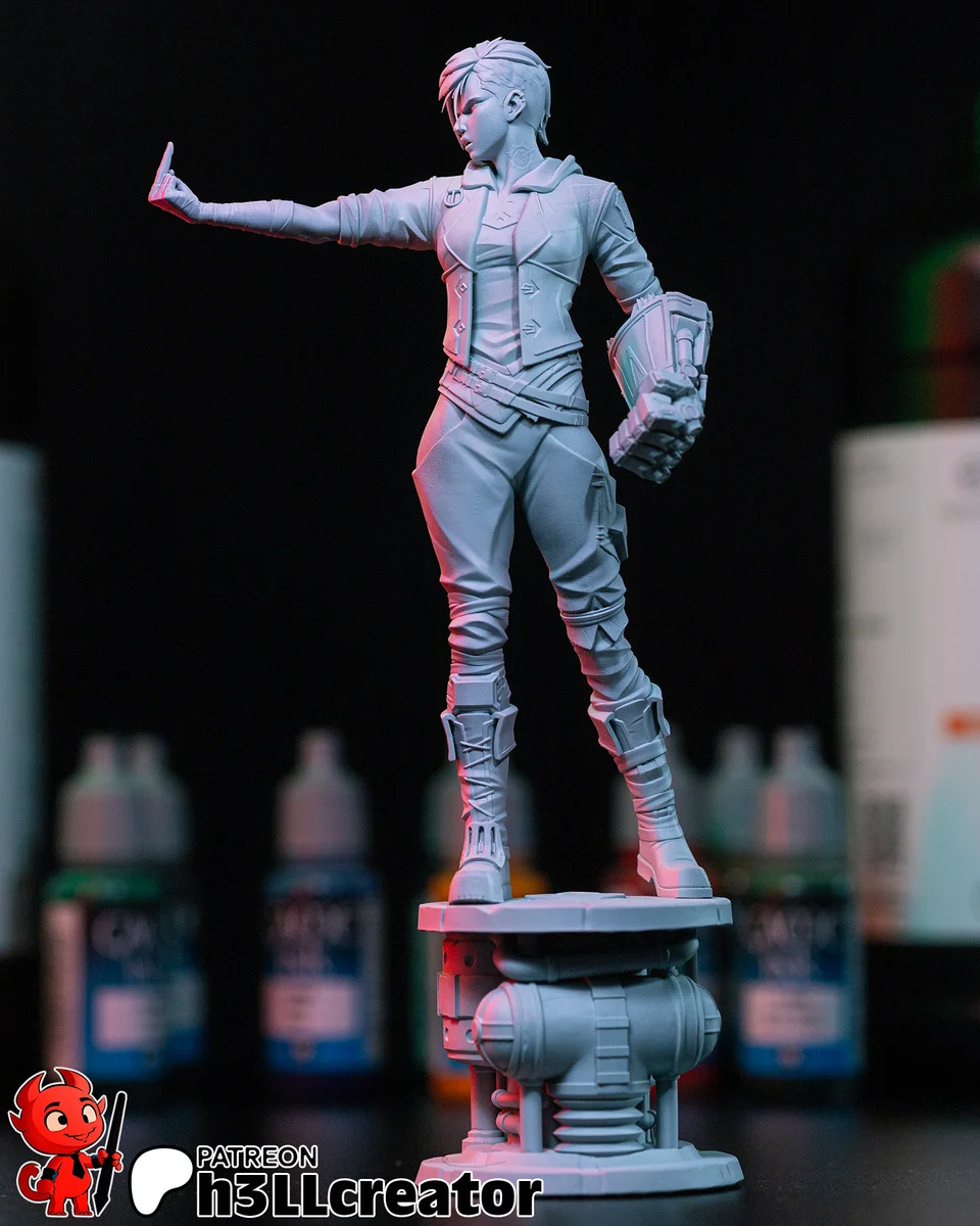 Vi | Fan Art | 3D Printed Resin Model Garage Kit | *Un-Painted* | H3LL Creator 6