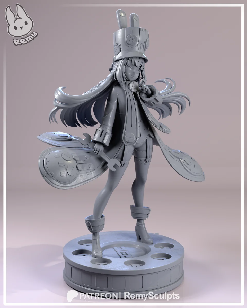 Norma Hollowell | Fan Art | 3D Printed Resin Model Garage Kit | *Un-Painted* | Remy Sculpts 10