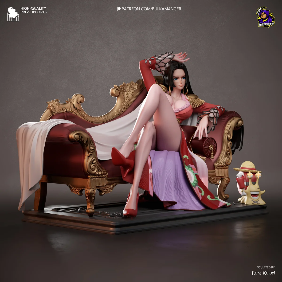 Boa Hancock | Fan Art | 3D Printed Resin Model Garage Kit | *Un-Painted* | Bulkamancer 3
