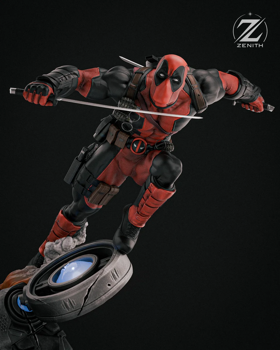Deadpool | Fan Art | 3D Printed Resin Model Garage Kit | *Un-Painted* | Zenith Studios 4