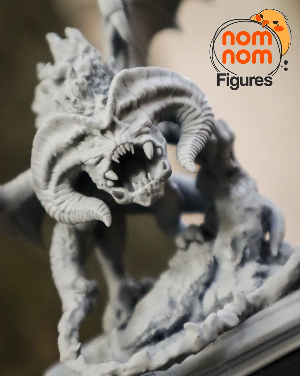 Chibi Balrog | Fan Art | 3D Printed Resin Model Garage Kit | *Un-Painted* | Nomnom 7