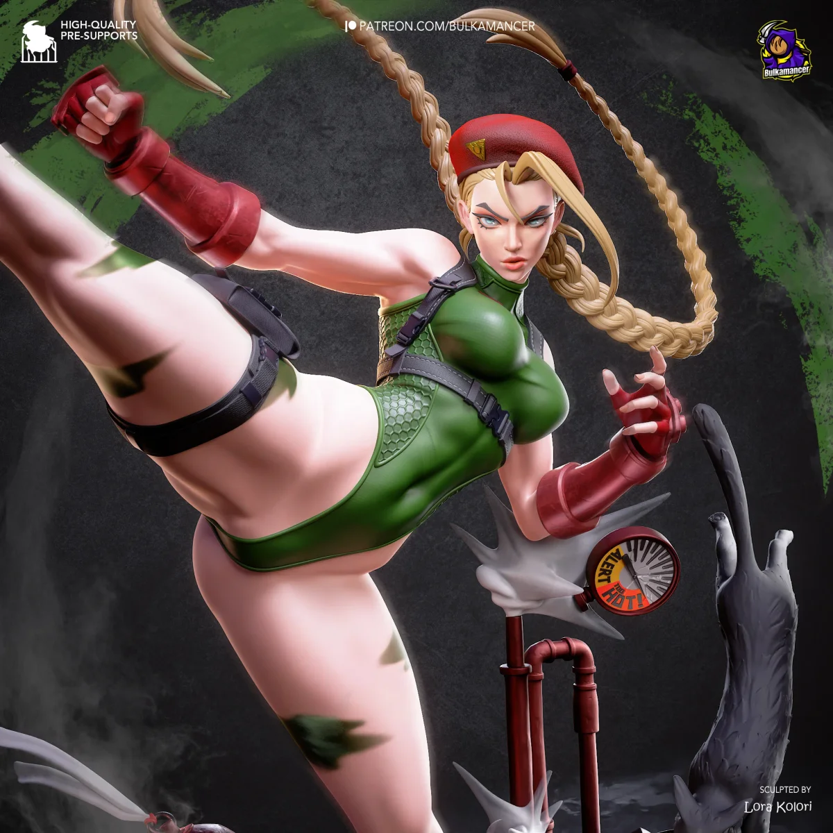 Cammy | Fan Art | 3D Printed Resin Model Garage Kit | *Un-Painted* | Bulkamancer 6