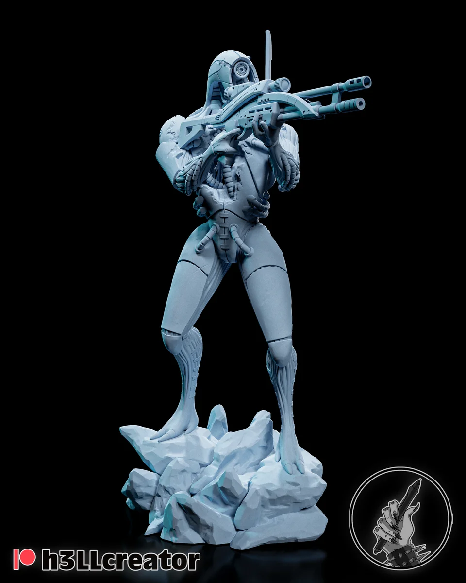 Legion | Fan Art | 3D Printed Resin Model Garage Kit | *Un-Painted* | H3LL Creator 4