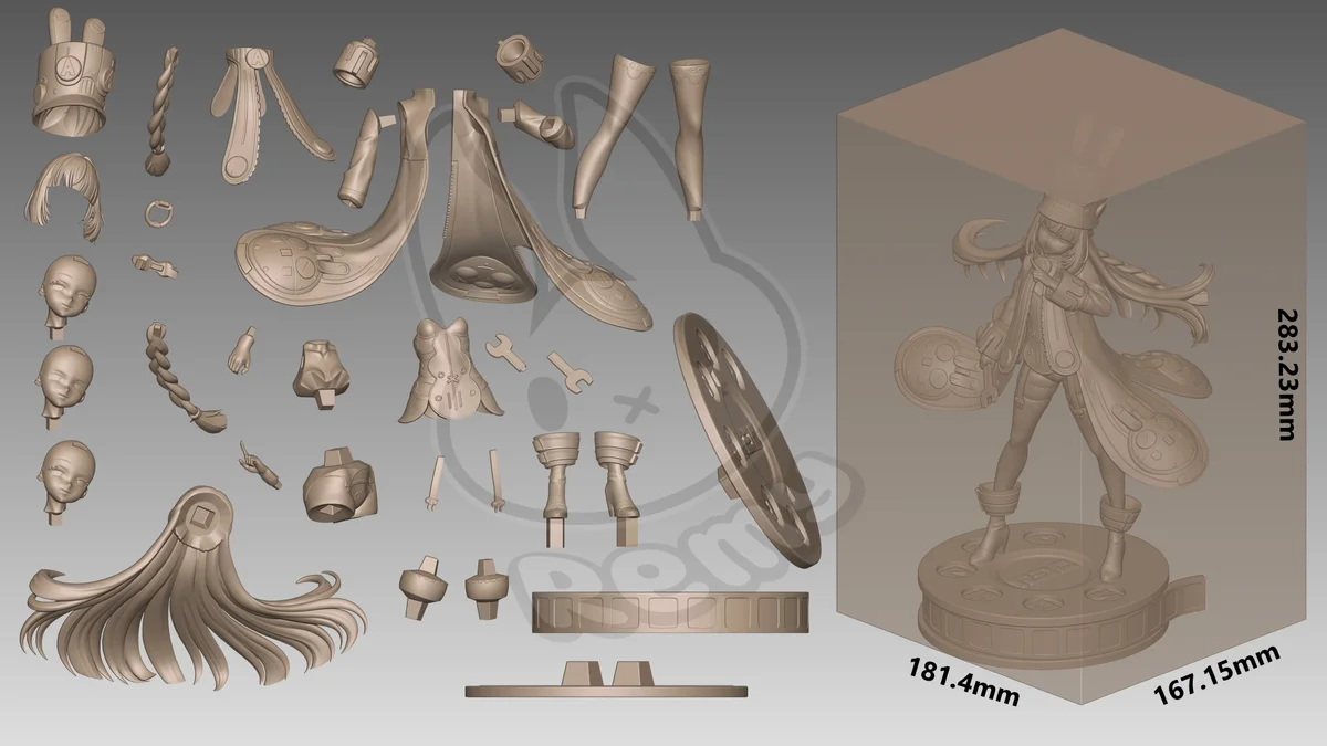 Norma Hollowell | Fan Art | 3D Printed Resin Model Garage Kit | *Un-Painted* | Remy Sculpts 11