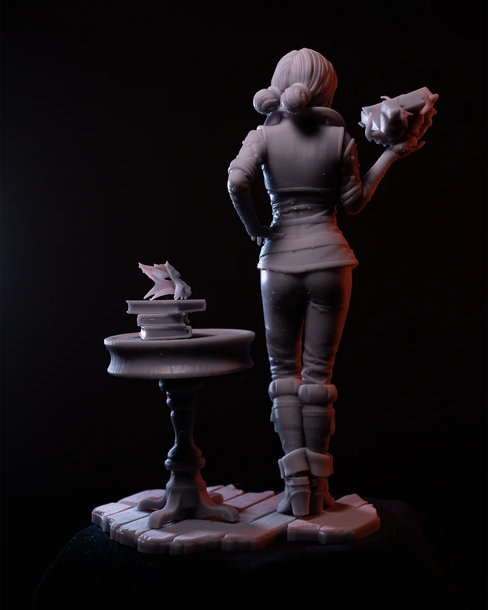 Triss Merigold | Fan Art | 3D Printed Resin Model Garage Kit | *Un-Painted* | H3LL Creator 4