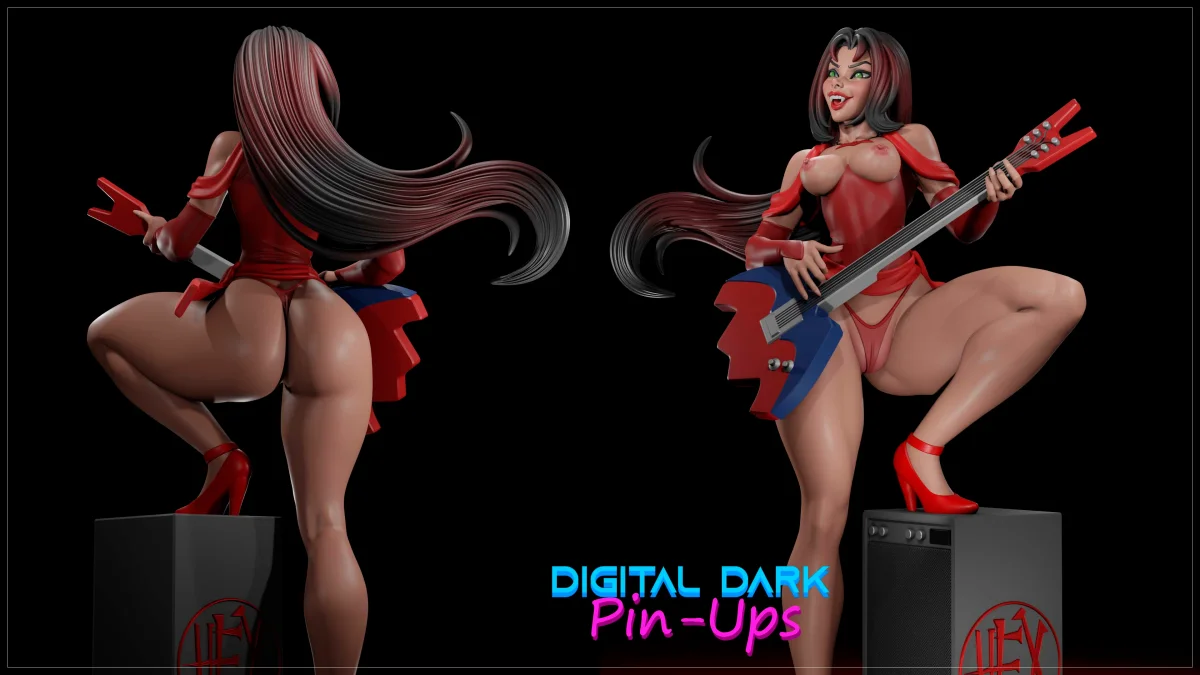 Thorn - Hex Girl | Fan Art | 3D Printed Resin Model Garage Kit | *Un-Painted* | Digital Dark 3