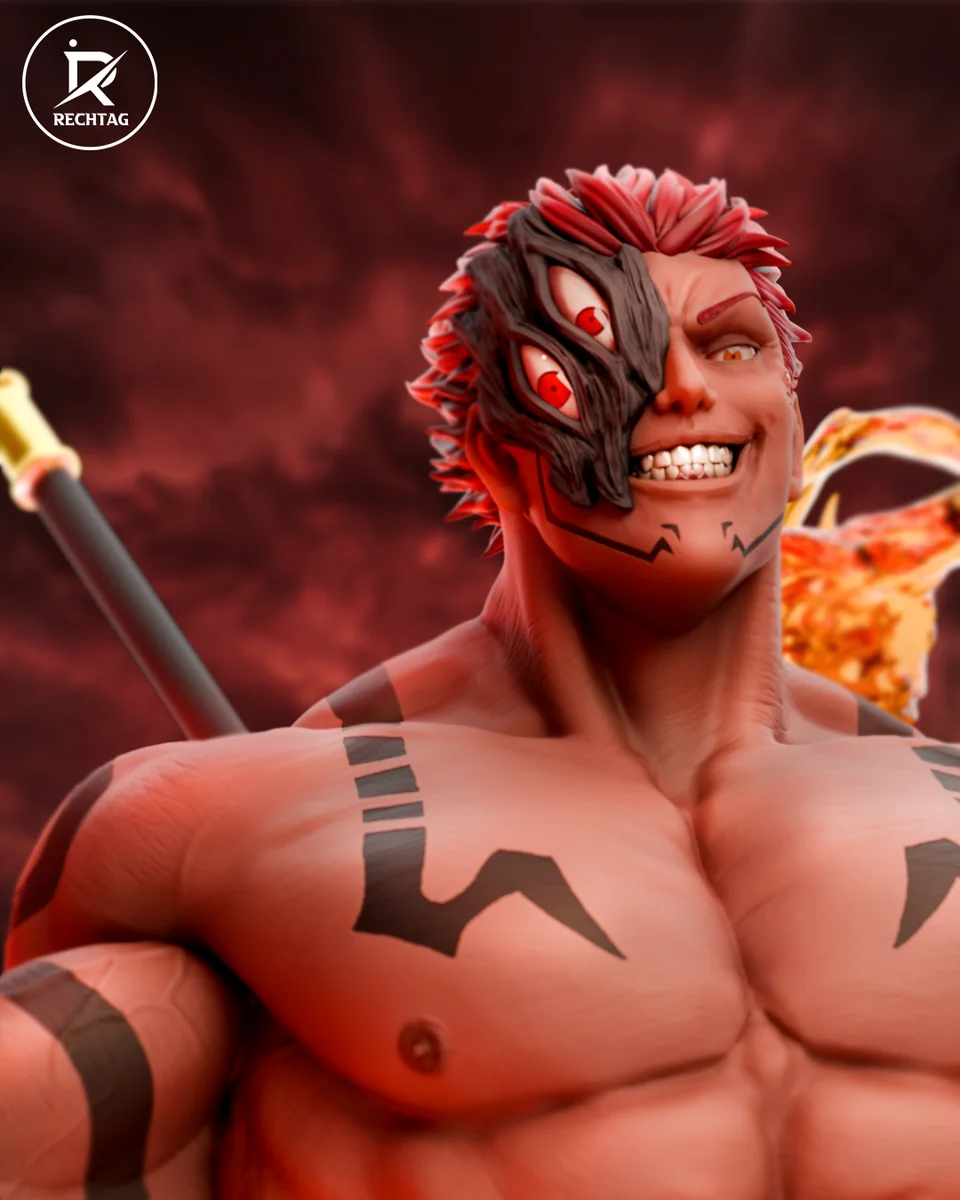 Ryomen Sukuna | Fan Art | 3D Printed Resin Model Garage Kit | *Un-Painted* | Rechtag 6