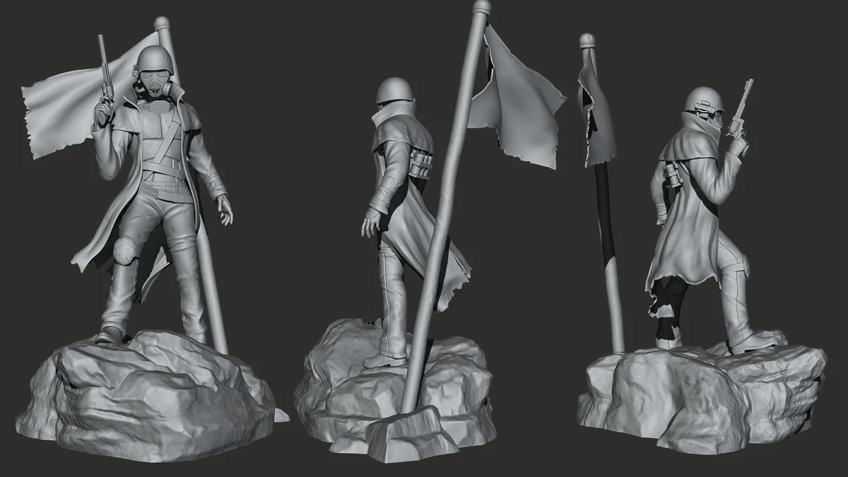NCR Ranger | Fan Art | 3D Printed Resin Model Garage Kit | *Un-Painted* | Inaki Sculpts 7