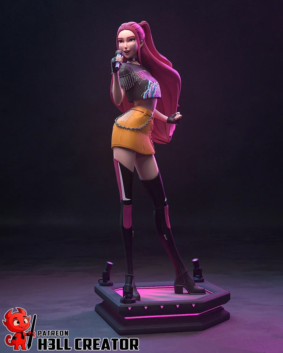 Mira | Fan Art | 3D Printed Resin Model Garage Kit | *Un-Painted* | H3LL Creator 4