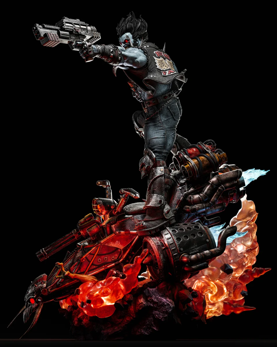 Lobo | Fan Art | 3D Printed Resin Model Garage Kit | *Un-Painted* | ZEZ Studio 10
