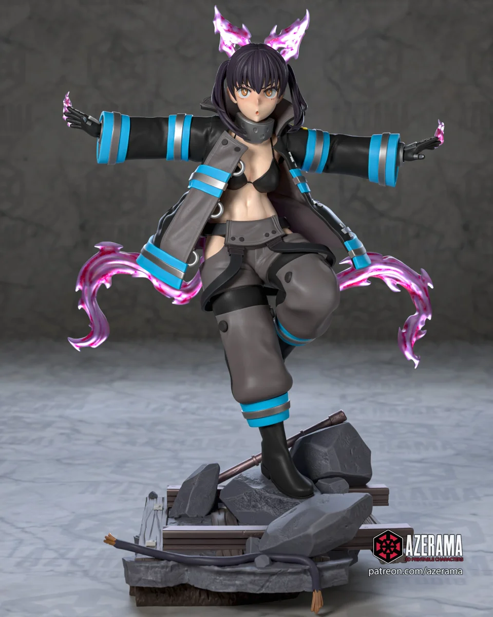 Tamaki | Fan Art | 3D Printed Resin Model Garage Kit | *Un-Painted* | Azerama 2