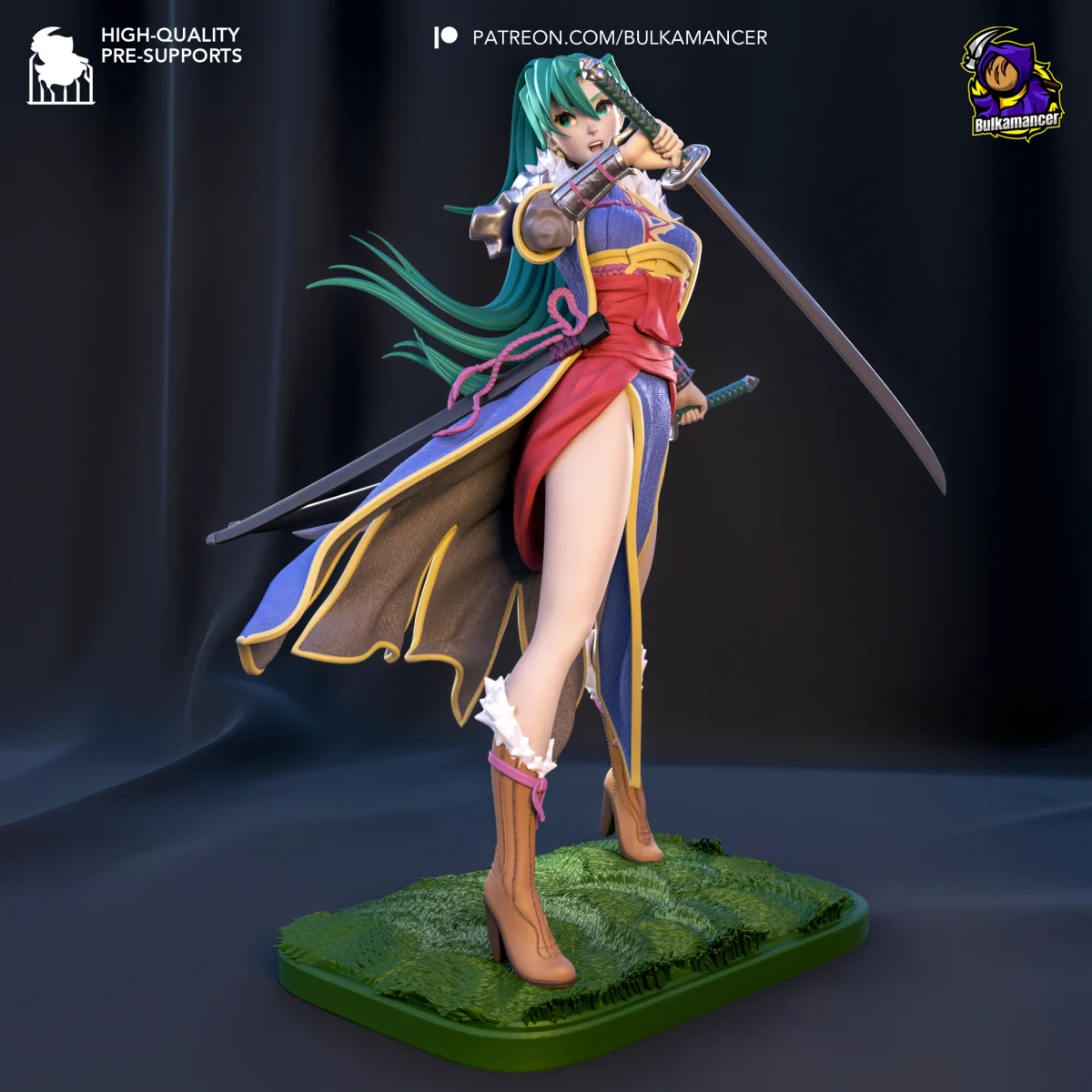 Lyn | Fan Art | 3D Printed Resin Model Garage Kit | *Un-Painted* | Bulkamancer 4