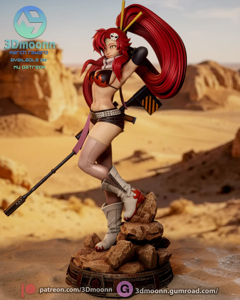 Yoko Littner | Fan Art | 3D Printed Resin Model Garage Kit | *Un-Painted* | 3DMoonn 4