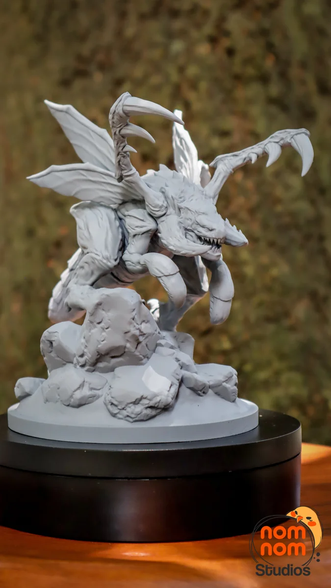 Chibi Zergling | Fan Art | 3D Printed Resin Model Garage Kit | *Un-Painted* | Nomnom 4