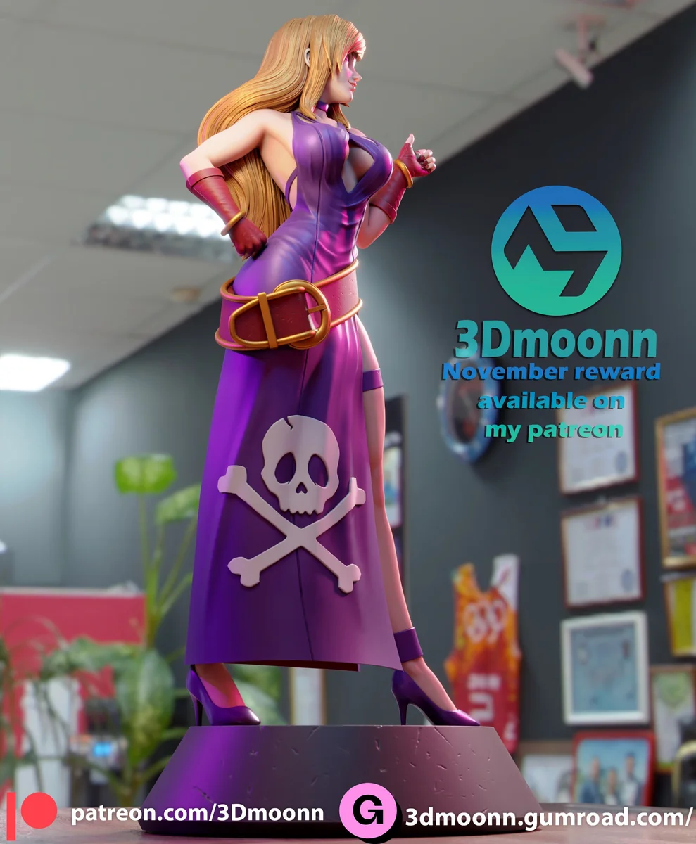 B.Jenet | Fan Art | 3D Printed Resin Model Garage Kit | *Un-Painted* | 3DMoonn 5