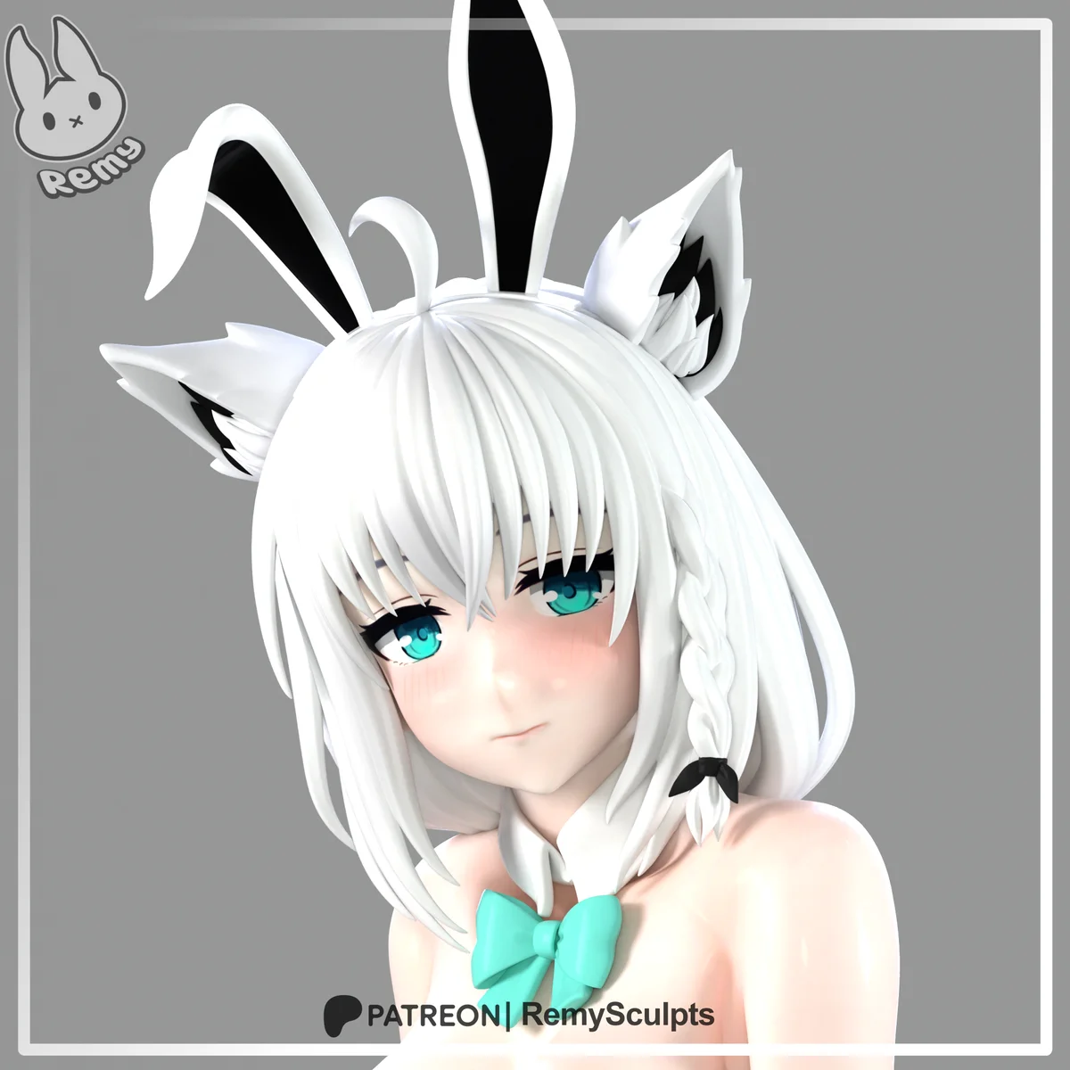 Shirakami Fubuki | Fan Art | 3D Printed Resin Model Garage Kit | *Un-Painted* | Remy Sculpts